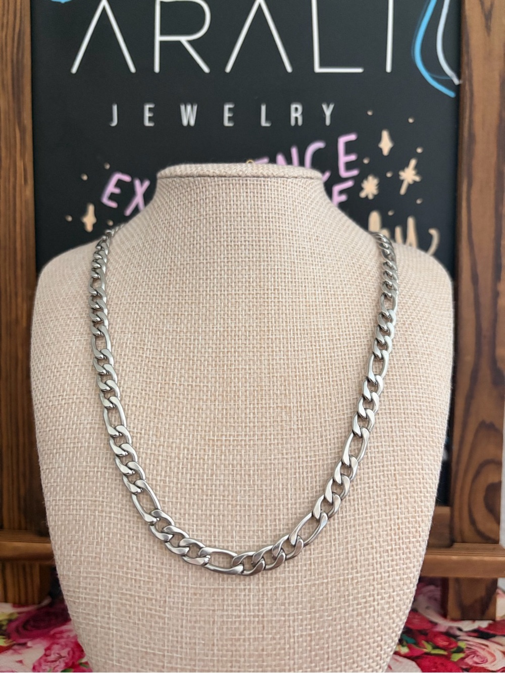 Chunky Stainless Steel Link Chain Necklace